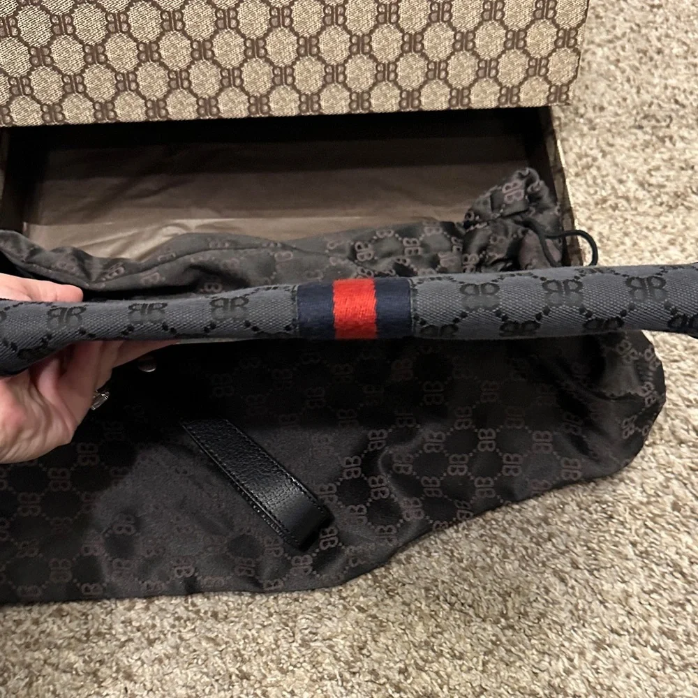 Limited Edition Balenciaga x Gucci Hacker BB Wristlet Clutch - Picture 3 of 5